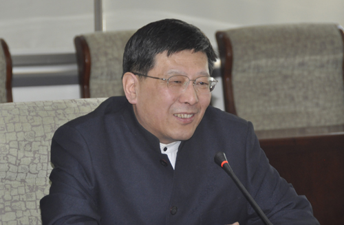 民建中央副主席、北京市政協副主席、民建北京市委主委王永慶(人民網記者閆妍攝)