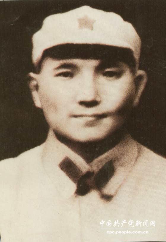 1929年12月，百色起義時的鄧小平