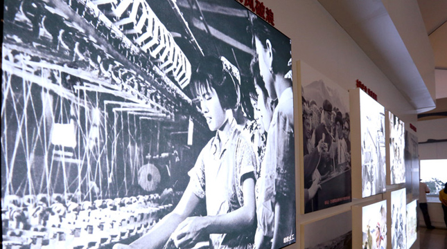 新疆維吾爾自治區成立60周年成就展歷程展會展現場