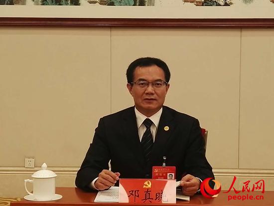 黨的十九大代表、安徽省臨泉縣委書記鄧真曉