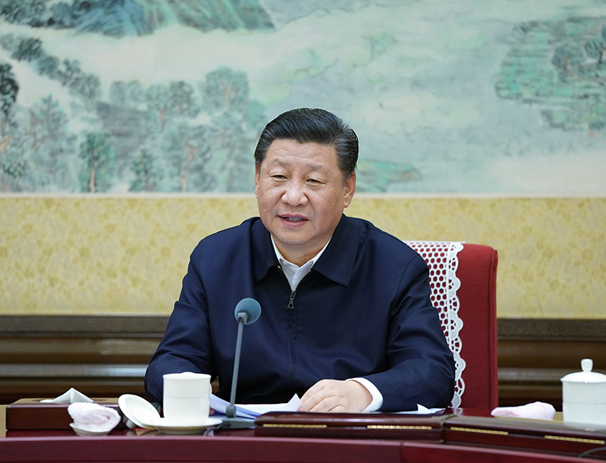 12月25日至26日，中共中央政治局召開民主生活會，中共中央總書記習近平主持會議並發表重要講話。 新華社記者 謝環馳 攝