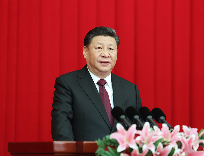 12月29日，全國政協在北京舉行新年茶話會。中共中央總書記、國家主席、中央軍委主席習近平在茶話會上發表重要講話。新華社記者 鞠鵬 攝