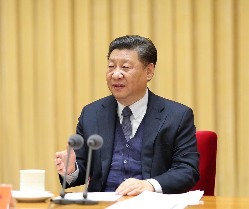 1月15日至16日，中央政法工作會議在北京召開。中共中央總書記、國家主席、中央軍委主席習近平出席會議並發表重要講話。 新華社記者 姚大偉 攝
