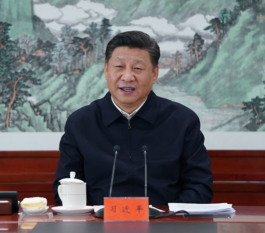 1月25日，中共中央政治局在人民日報社就全媒體時代和媒體融合發展舉行第十二次集體學習。中共中央總書記習近平主持學習並發表重要講話。 新華社記者 謝環馳 攝