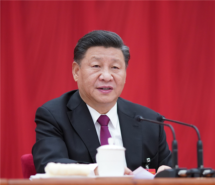 中國共產(chǎn)黨第十九屆中央委員會第四次全體會議，於2019年10月28日至31日在北京舉行。中央委員會總書記習(xí)近平作重要講話。 新華社記者 鞠鵬 攝