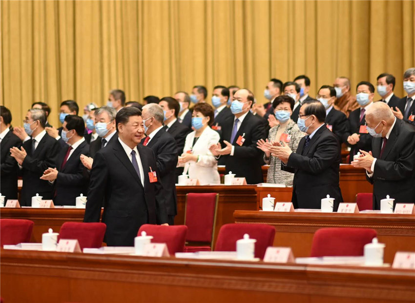 5月22日，第十三屆全國人民代表大會第三次會議在北京人民大會堂開幕。這是習(xí)近平步入會場。 新華社記者 李學(xué)仁 攝