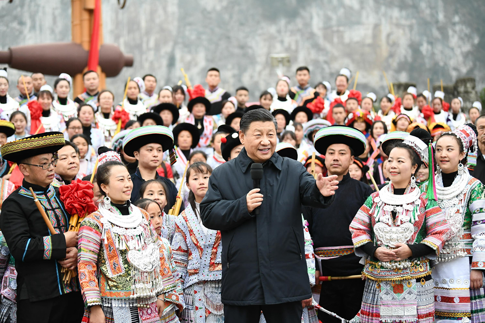 習近平赴貴州考察 向全國人民致以新春祝?！?】
