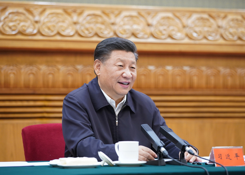 2020年9月11日，中共中央總書記、國家主席、中央軍委主席習近平在京主持召開科學家座談會并發表重要講話。新華社記者 王曄 攝