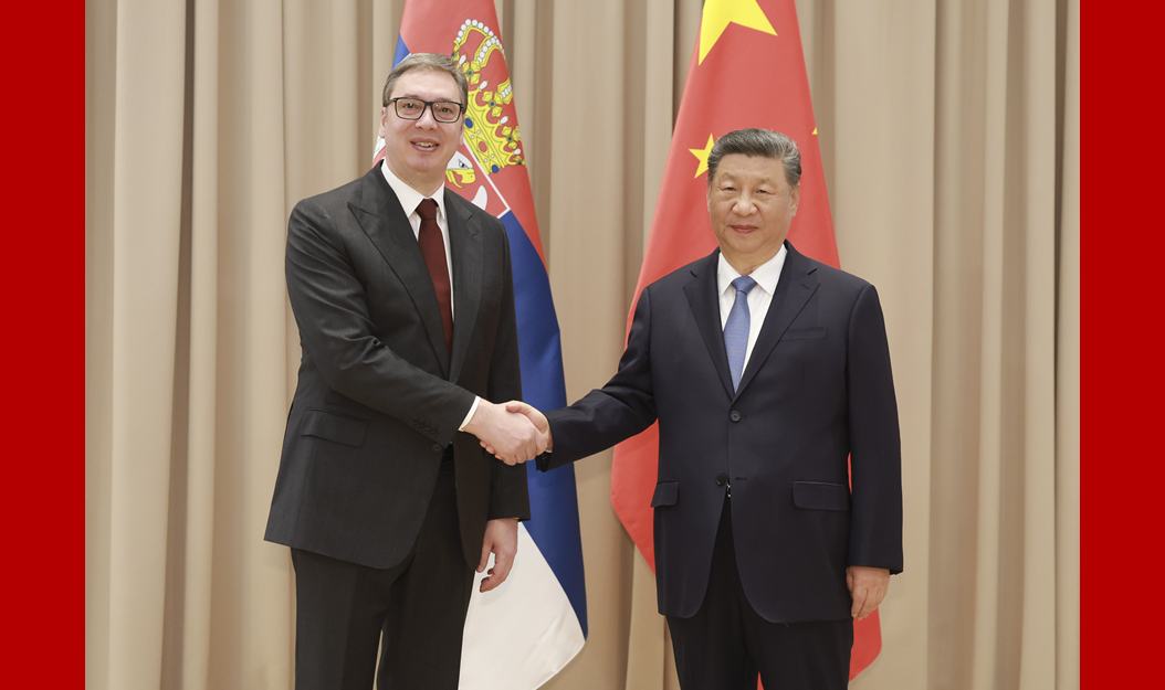 習近平會見塞爾維亞總統武契奇