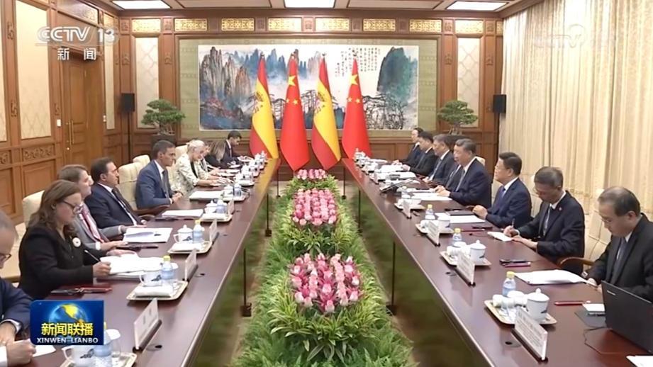 習近平會見西班牙首相