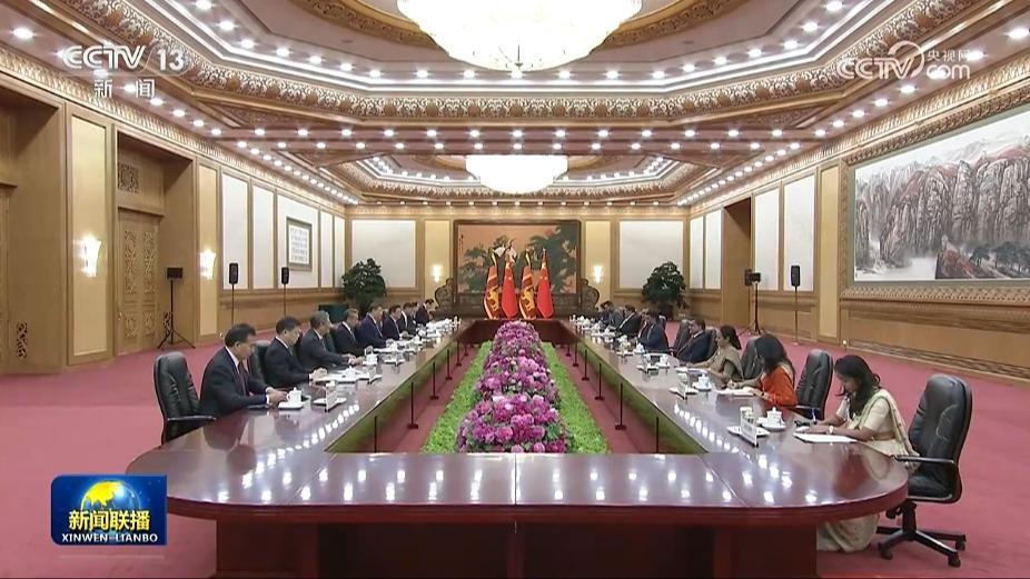 習近平同斯里蘭卡總統(tǒng)會談