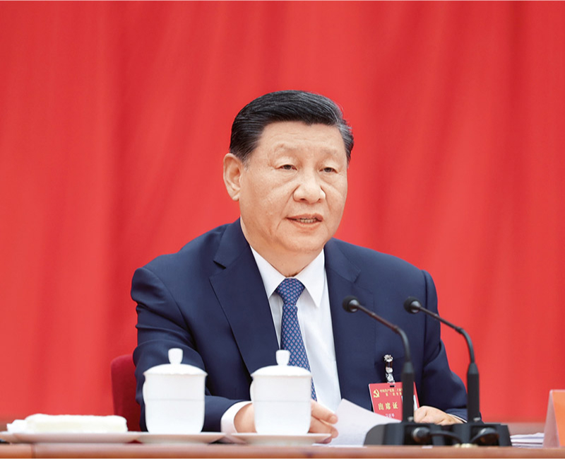 中國共產黨第二十屆中央委員會第三次全體會議，於2024年7月15日至18日在北京舉行。中央委員會總書記習近平作重要講話。 新華社記者 鞠鵬/攝